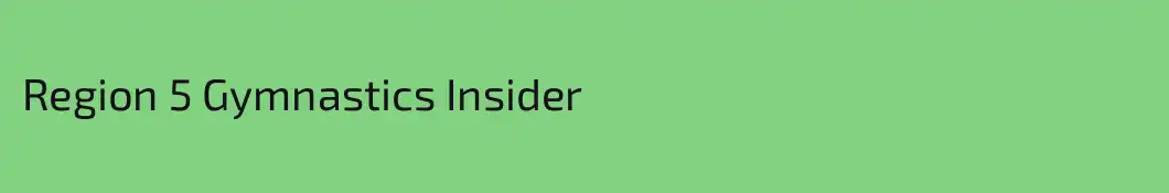 Region 5 Gymnastics Insider 